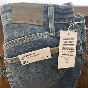 NWT! Joe’s Jeans: THE CHARLIE- Skinny High Rise Skinny Ankle, 30, color: Lonnie